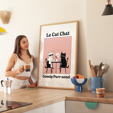 Premium funny wall art for cafes and kitchens
