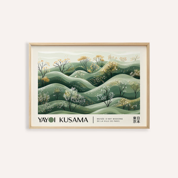 Landscape Art Prints featuring rolling green hills