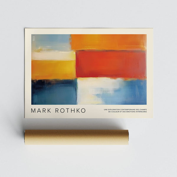 high-quality mark rothko art with vibrant hues