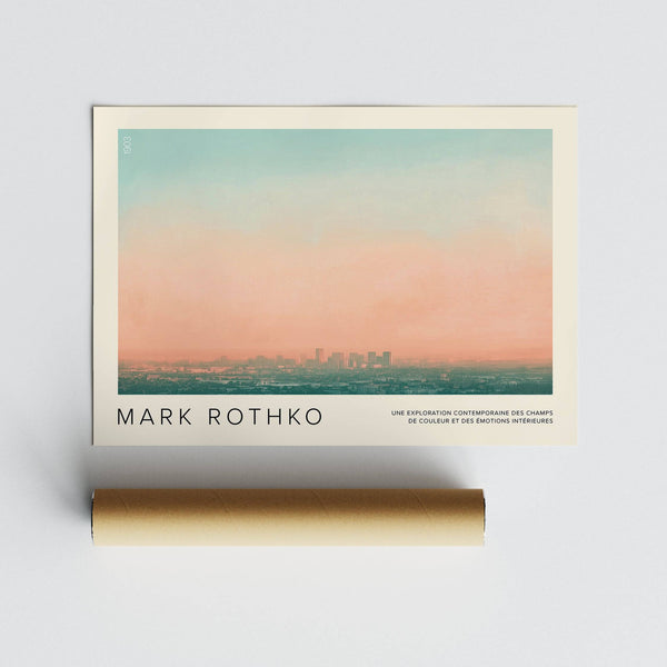 High-quality skyline wall pictures with soft, serene hues
