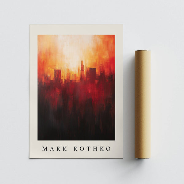 Modern California wall art inspired by Rothko’s abstract style