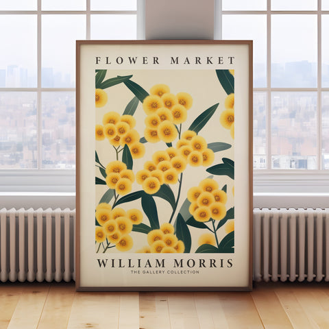 William Morris yellow blossom print for vibrant interiors
