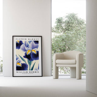 Stylish purple flower wall art for contemporary spaces