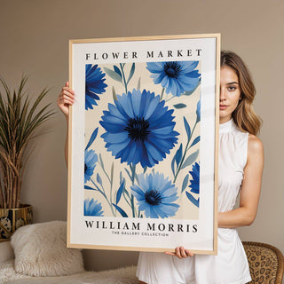 Modern botanical print inspired by vintage botanical art