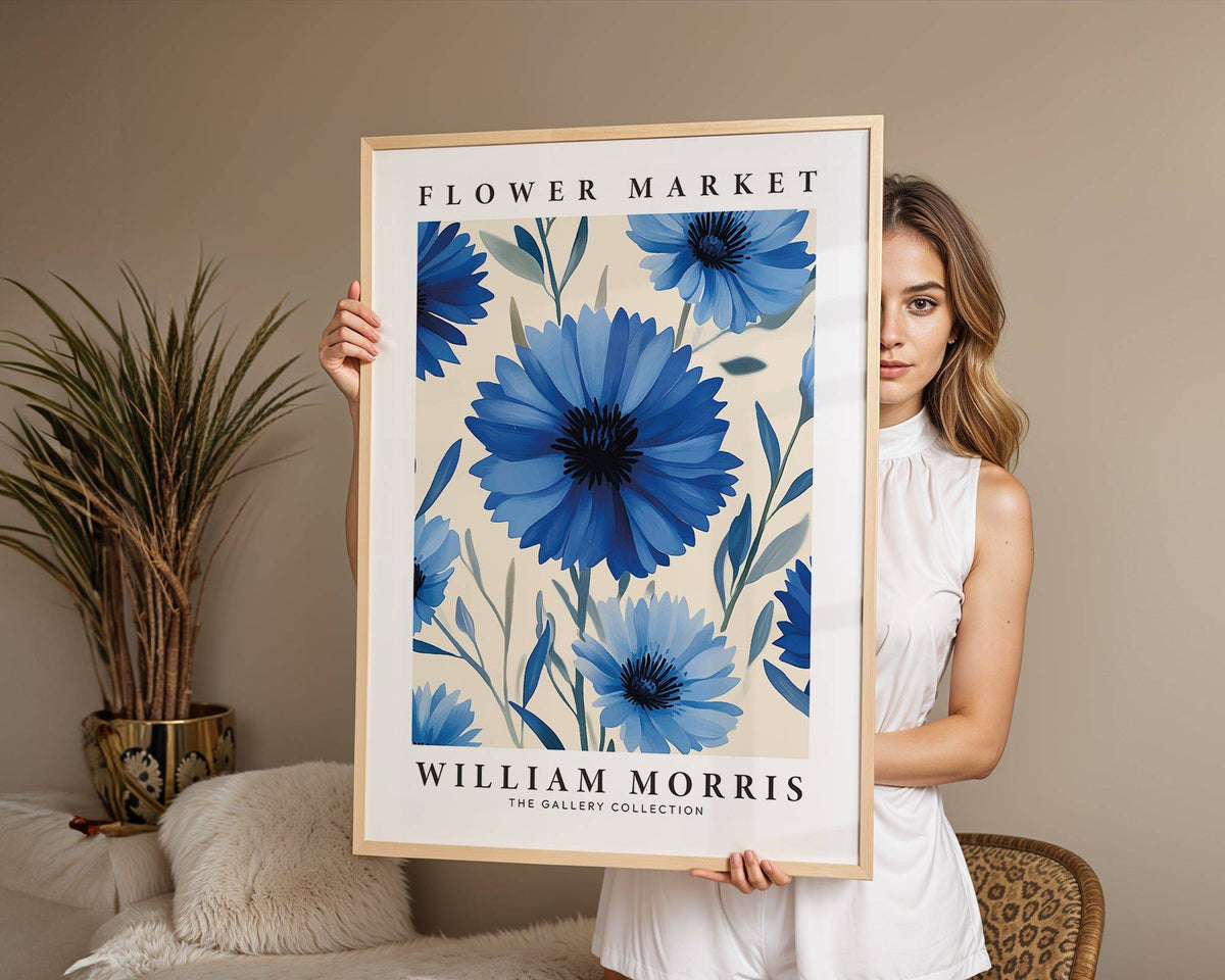 Modern botanical print inspired by vintage botanical art