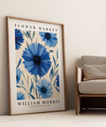 Vintage floral print with William Morris-inspired design
