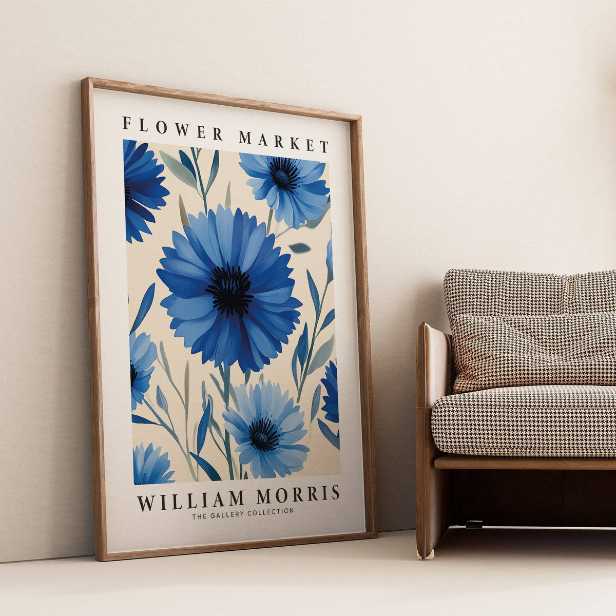 Unique botanical print with timeless floral elements