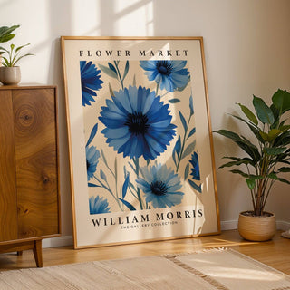 Large botanical print for statement wall decor
