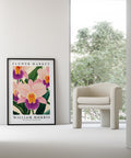 Vintage Orchid Flower Market poster by William Morris
