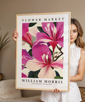 Floral wall art print inspired by William Morris’s classic designs
