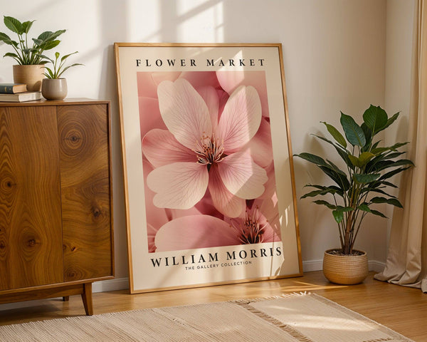 Botanical decor showcasing serene cherry blossom wall art