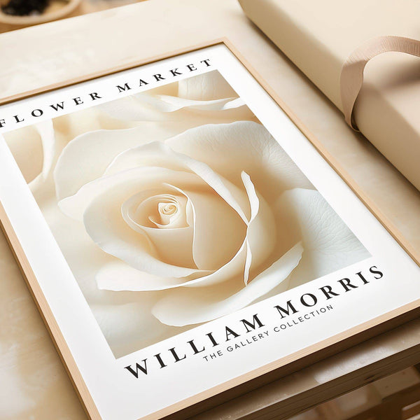 Traditional botanical print featured as floral wall art for living room