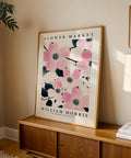 Classic floral wall art with William Morris influence
