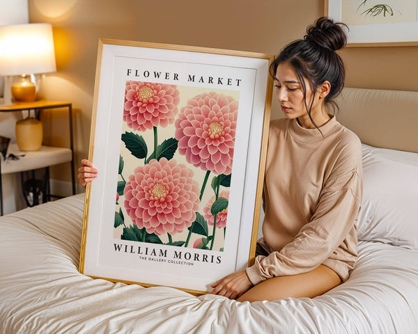 Elegant pink wall decor perfect for living room floral accents