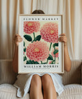 Classic floral wall art with William Morris influence
