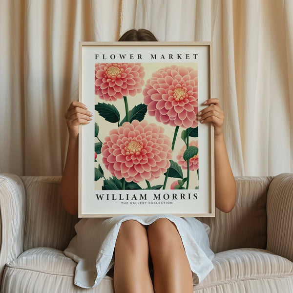 Pink wall decor for bedroom featuring lush layered flower petals