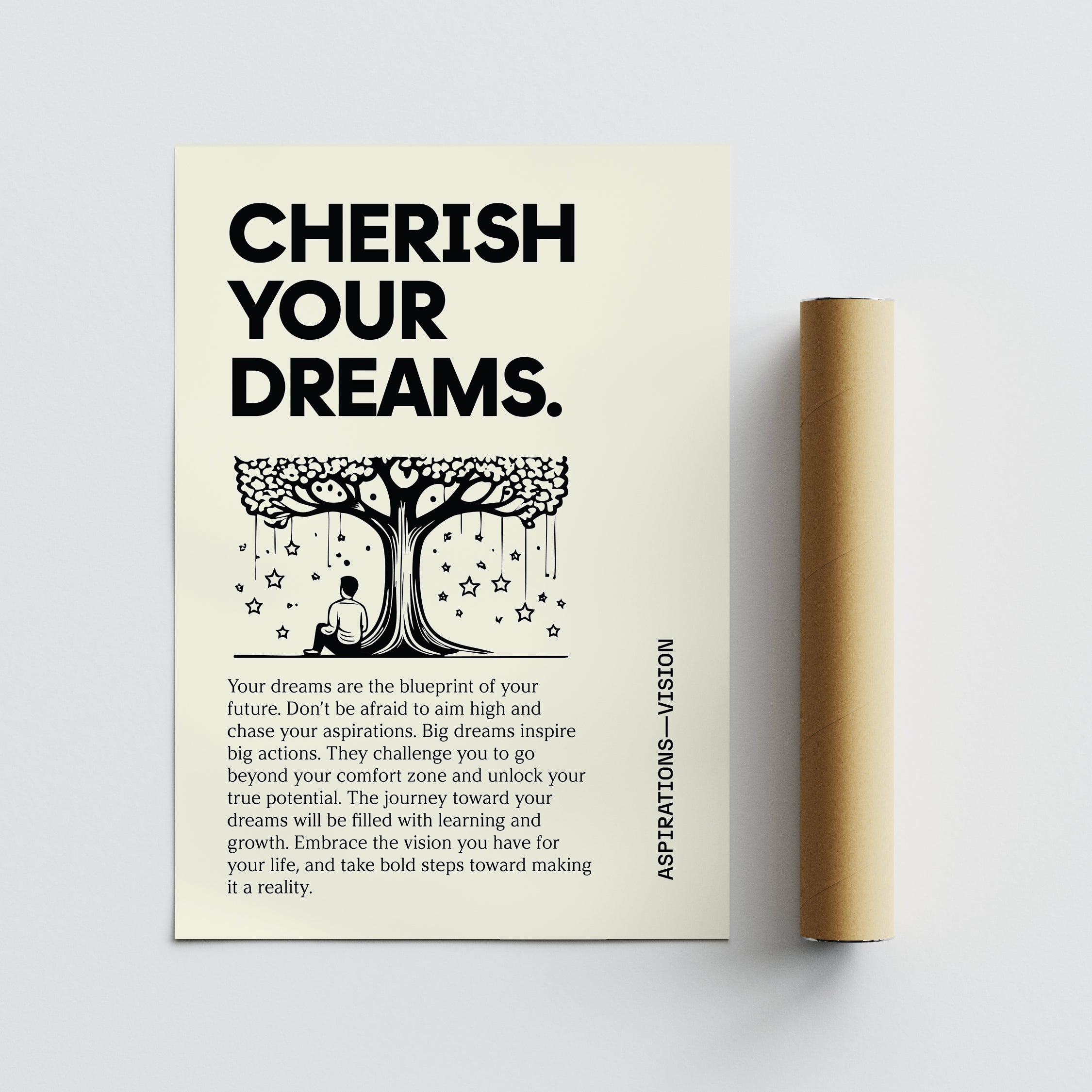 POSTER shops Typographic Printing Realizing Your Dreams