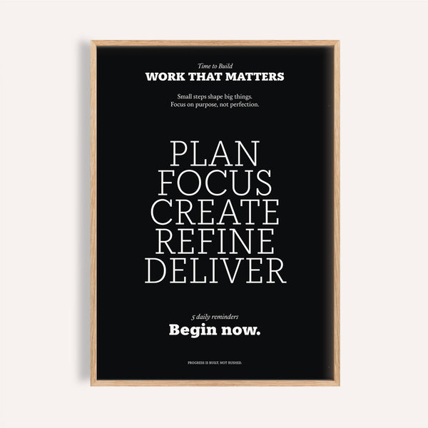 Inspiring wall decor in black and white for focused office spaces

