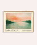 Mark Rothko poster featuring Tranquil Horizon abstract landscape​