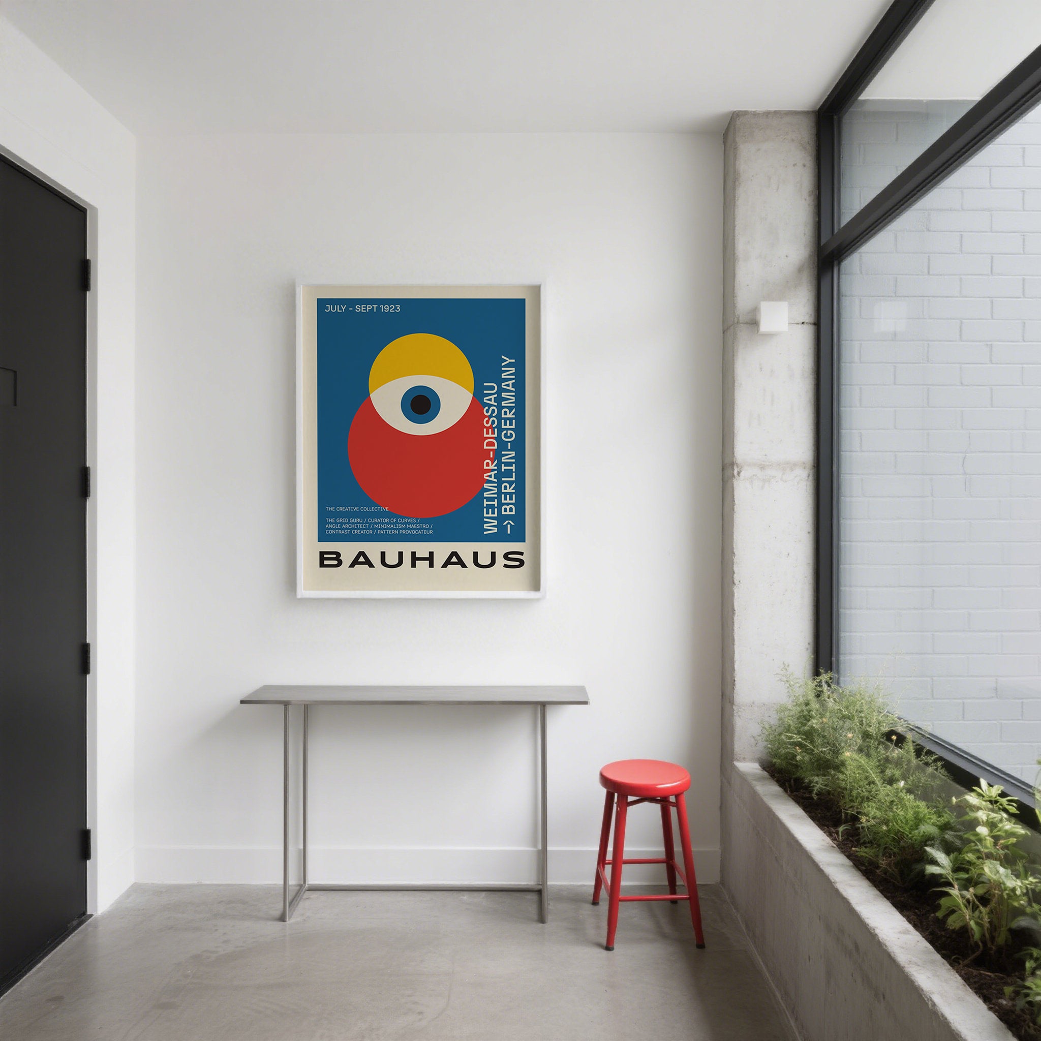 Bauhaus Poster Art | Extra Large Geometric Print