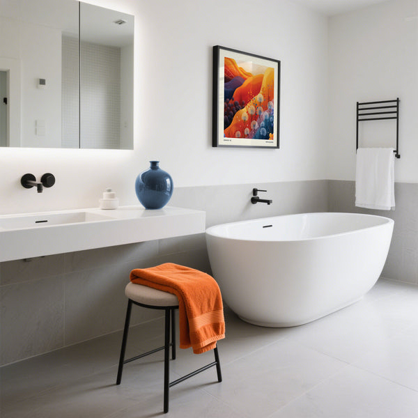 Art Print Square for bathrooms