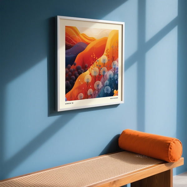 Art Print Square for yoga rooms