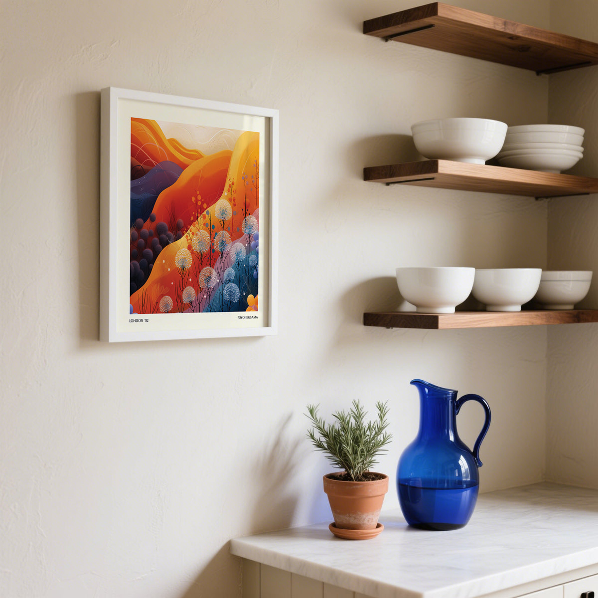 Art Print Square for kitchen