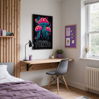 Big Jellyfish Wall Art for Kids home office Room