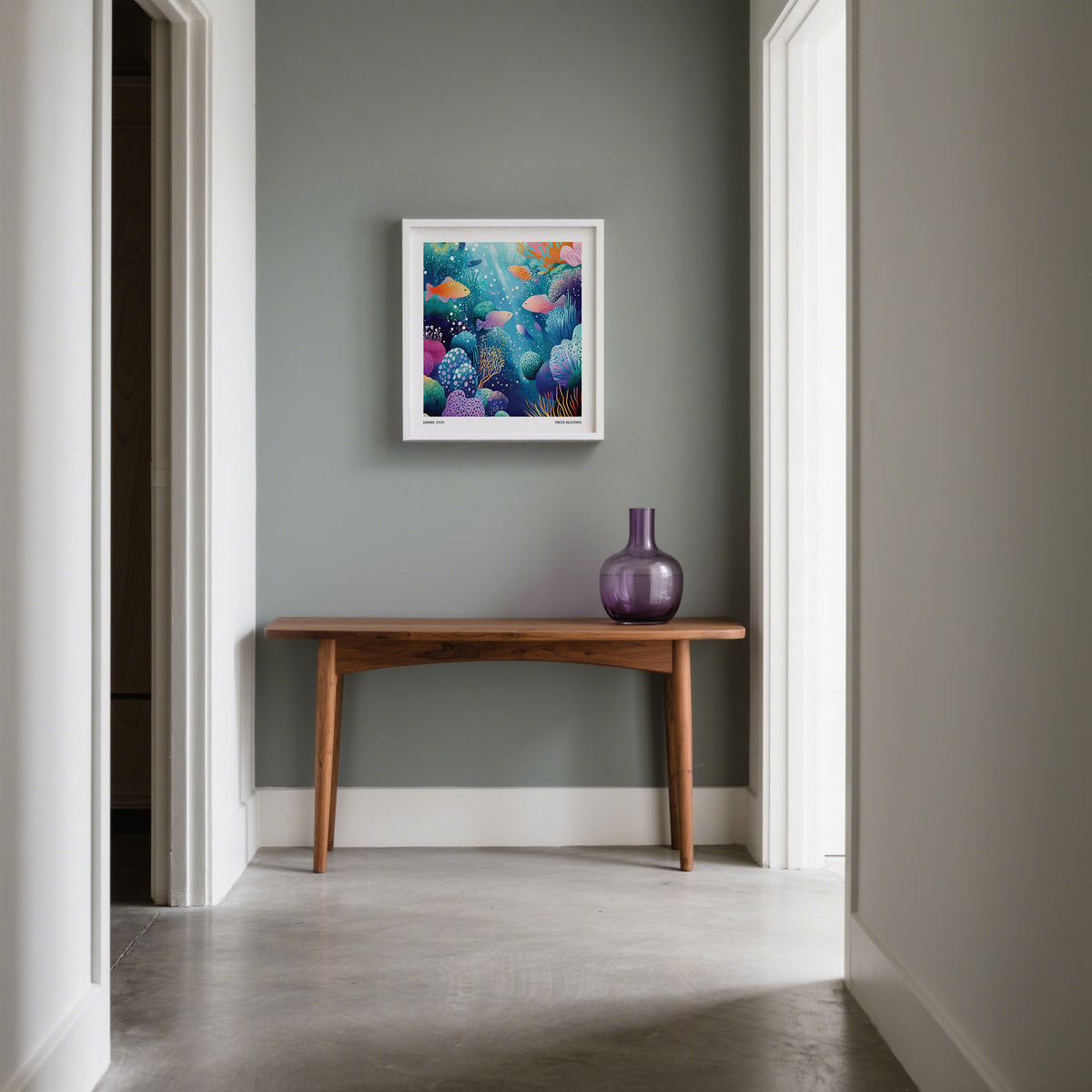 Coral Reef Wall Art for hallway