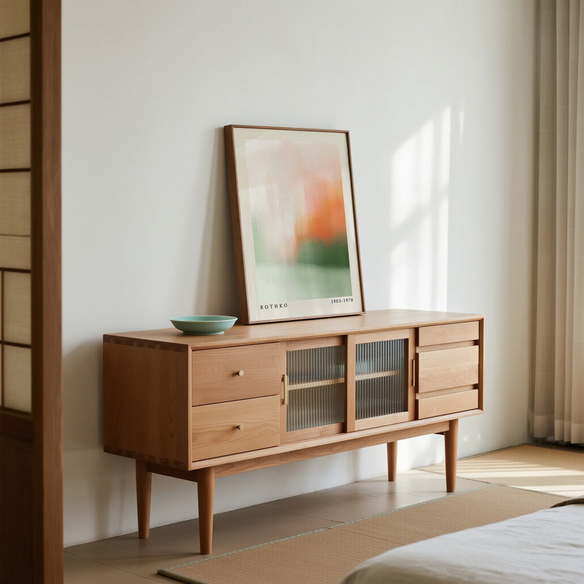 Rothko-style calming wall art for serene and minimalist decor.