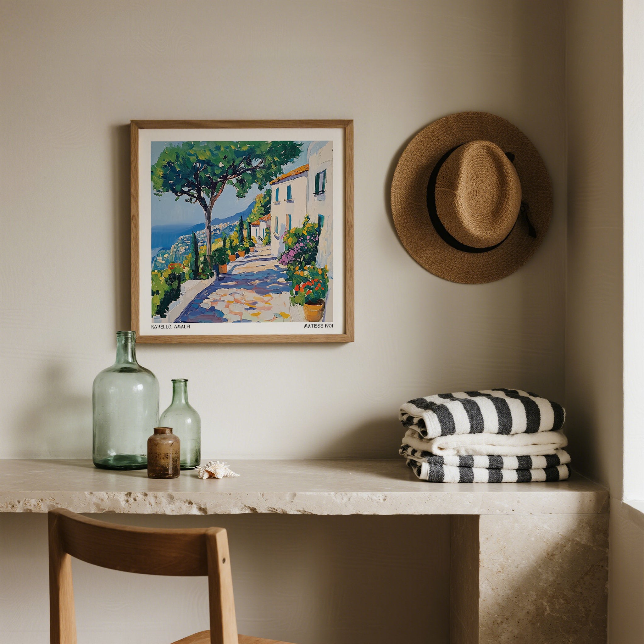 Prints of Amalfi Coast | Ravello Garden Path Wall Art