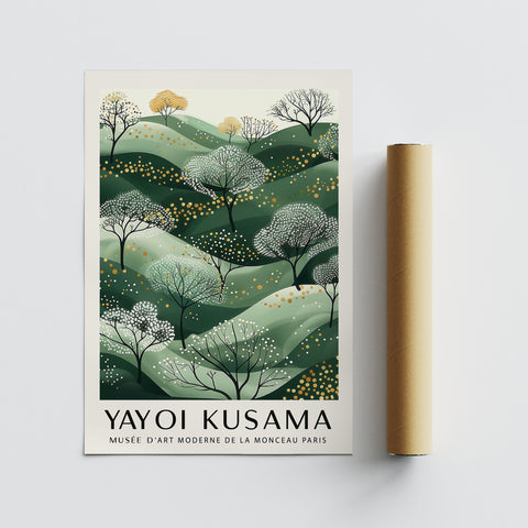 Japandi-inspired serene landscape artwork
