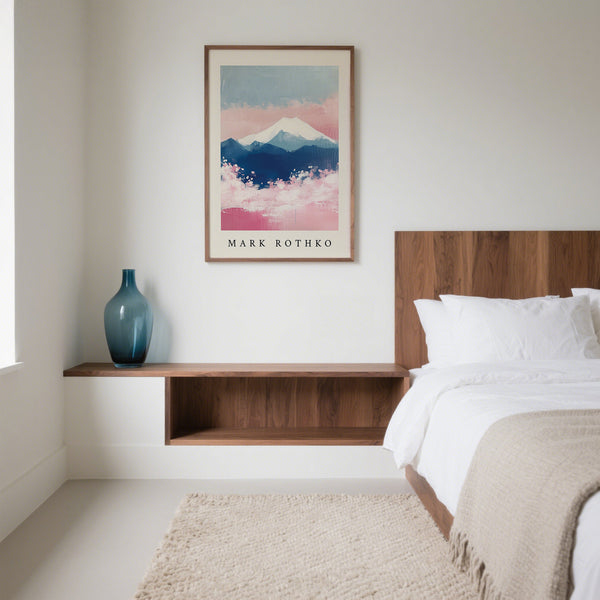 Delicate Mount Fuji art capturing Japanese aesthetics for stylish homes