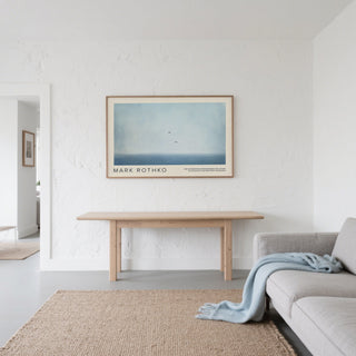 High-quality wall art light blue with calming aesthetics