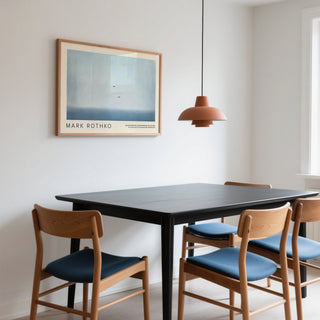 Dining Room Wall Art Light Blue of Sky and Seascape