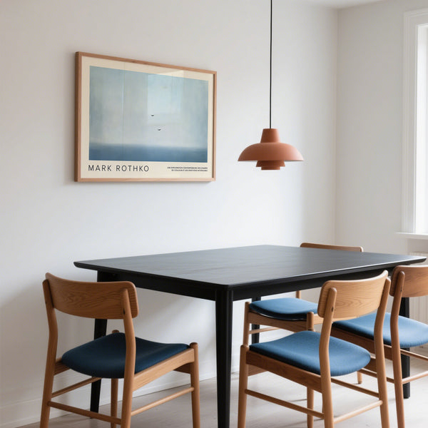 Dining Room Wall Art Light Blue of Sky and Seascape