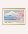Soft abstract Mount Fuji scene featured in mountain landscape wall art