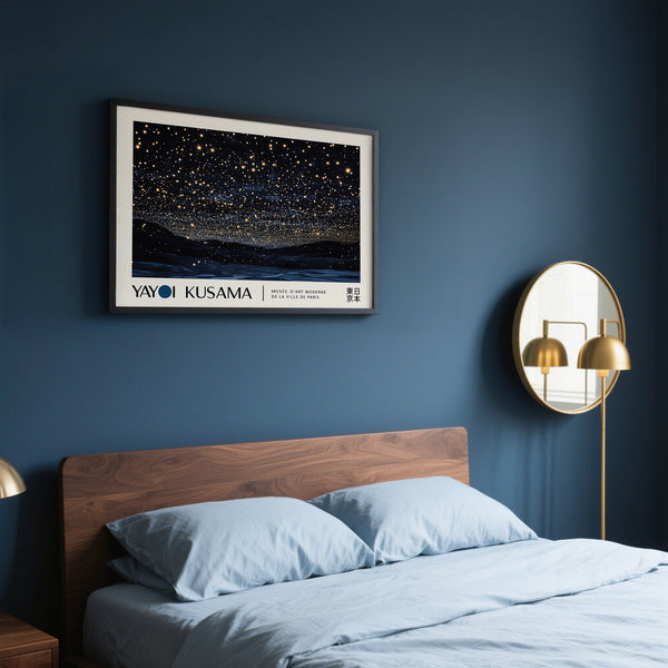 contemporary night sky art for celestial-themed decor