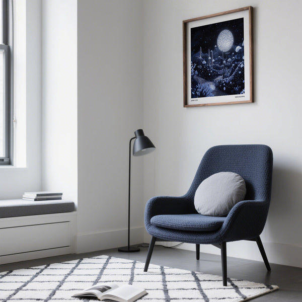 Wall Art Night Sky for Reading Nook