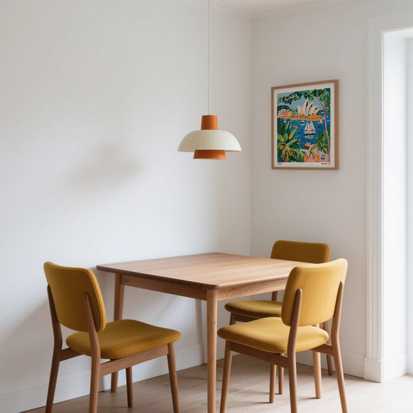 Blue and green tones frame this tropical print from the Matisse Art for Sale collection.