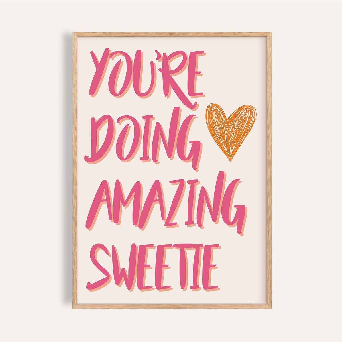 Bold lettering featured in good motivational posters for teen rooms