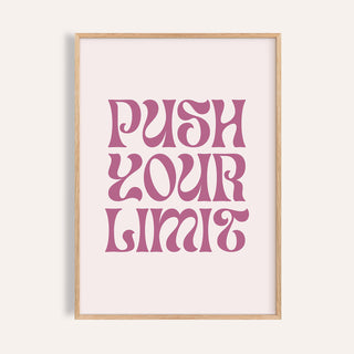 Framed Quote Motivational Posters featuring pink typographic text on a light background