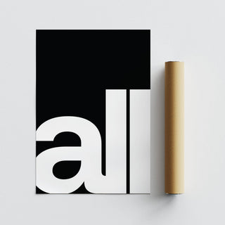 Modern Typography Art Prints for office spaces