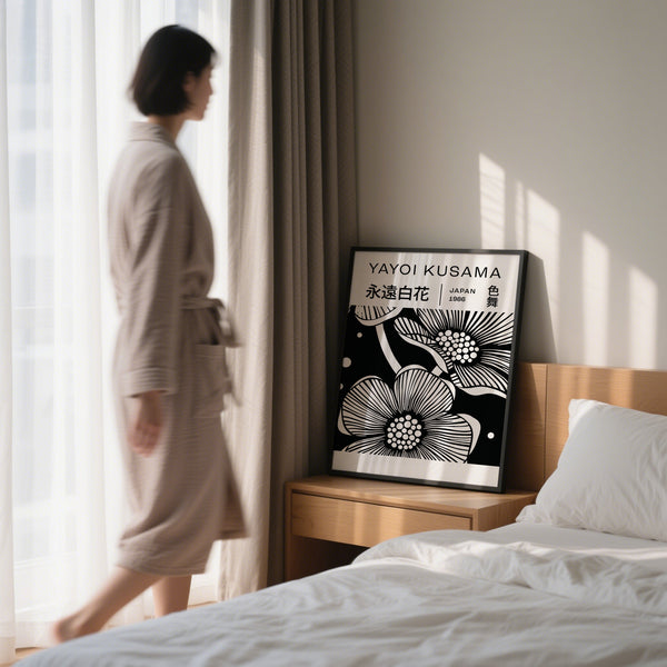 Intricate flower illustration from black and white art flowers collection