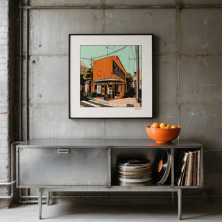 1960s Tokyo wall art ideal for creative studio spaces