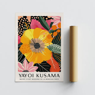 Vivid botanical illustration from floral wall prints inspired by nature
