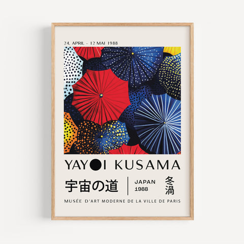 Yayoi Kusama Colourful Umbrellas Japan 1988 Print