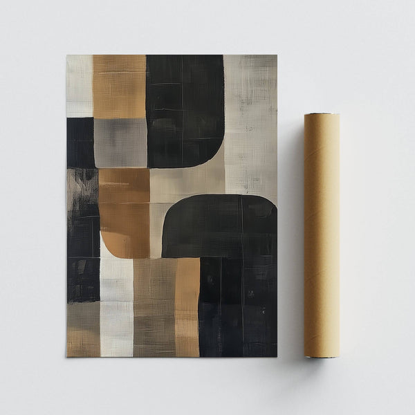 Golden Shadows pictures for living room wall ideal for contemporary decor