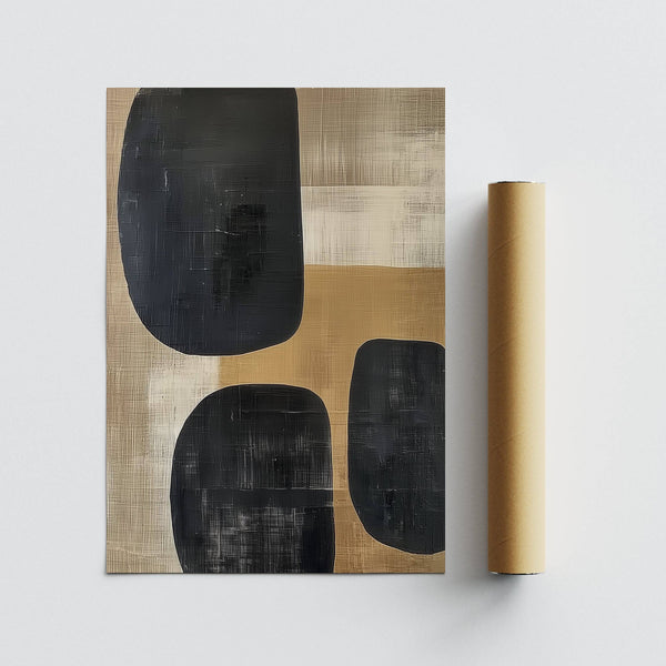 High-quality earthy wall art print on matte paper