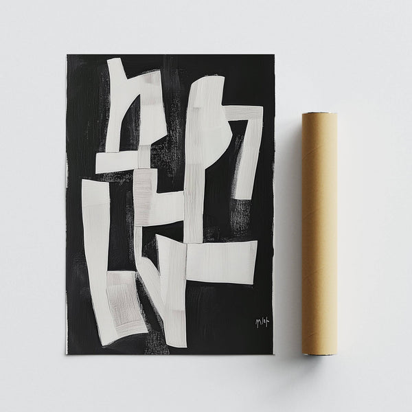 Abstract Wabi Sabi wall art for living room spaces